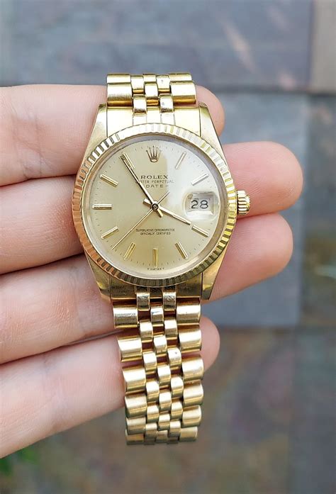 20 gold piece with rolex watch inside|14k gold Rolex watch.